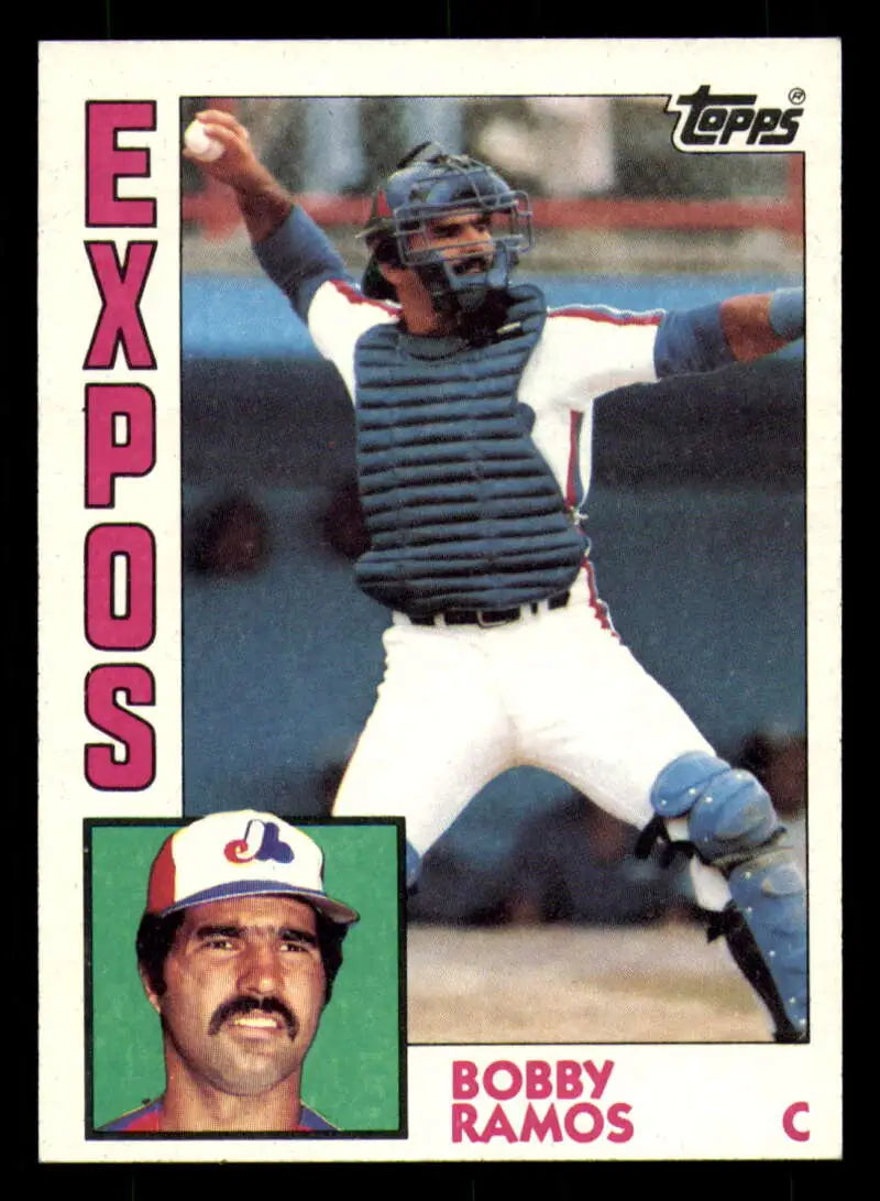 1984 Topps #32 Bobby Ramos EX Excellent Montreal Expos Baseball Card - Baseball Card Single