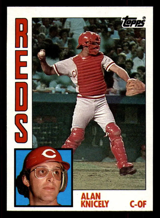 1984 Topps #323 Alan Knicely EX Excellent Cincinnati Reds Baseball Card - Baseball Card Single