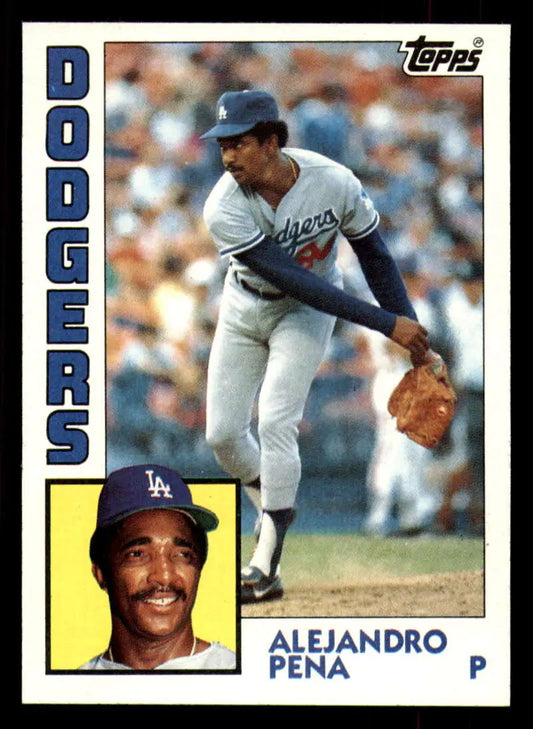 1984 Topps #324 Alejandro Pena EX Excellent RC Rookie Los Angeles Dodgers Baseball Card - Baseball Card Single