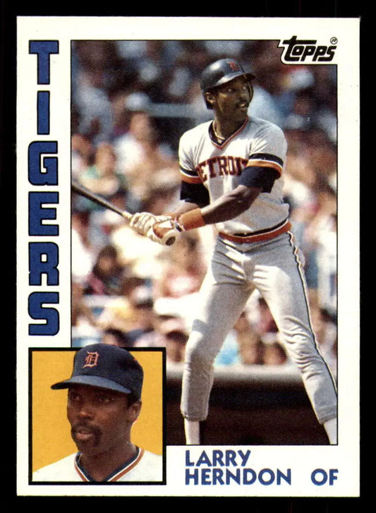 1984 Topps #333 Larry Herndon EX Excellent Detroit Tigers Baseball Card - Baseball Card Single