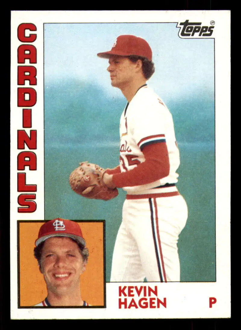 1984 Topps #337 Kevin Hagen EX Excellent RC Rookie St. Louis Cardinals Baseball Card - Baseball Card Single