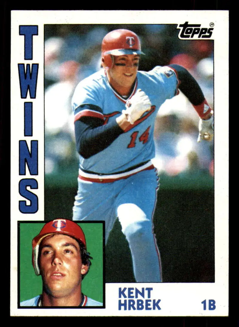 1984 Topps #345 Kent Hrbek EX Excellent Minnesota Twins Baseball Card - Baseball Card Single