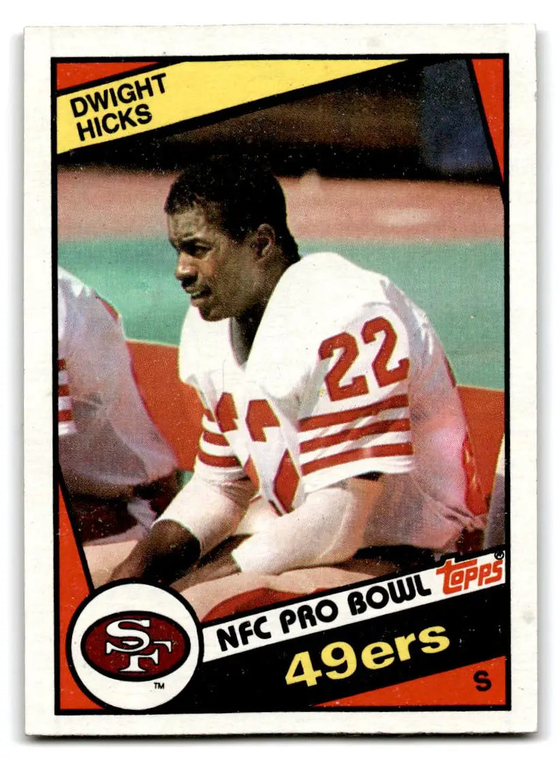 1984 Topps #356a Dwight Hicks - Football Card Single