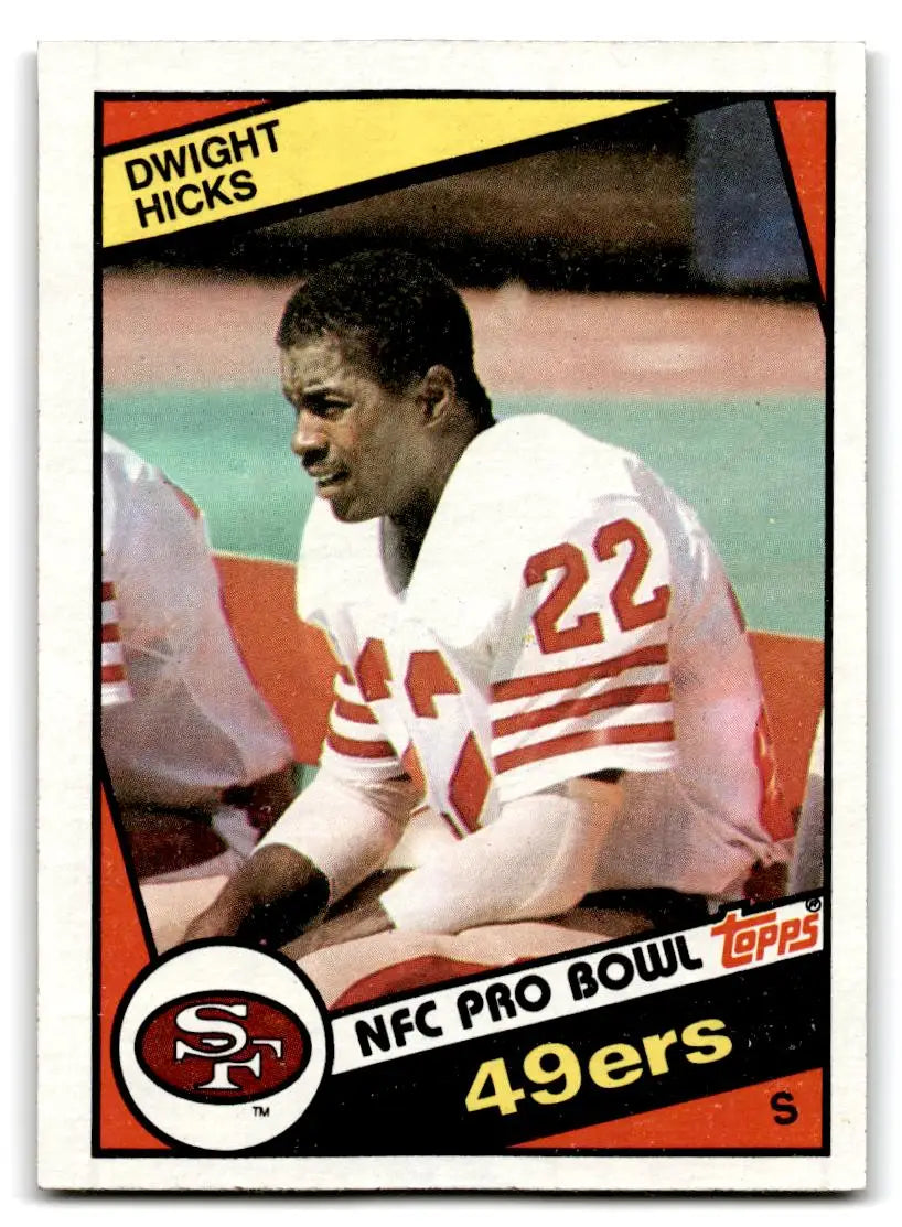 1984 Topps #356b Dwight Hicks - Football Card Single