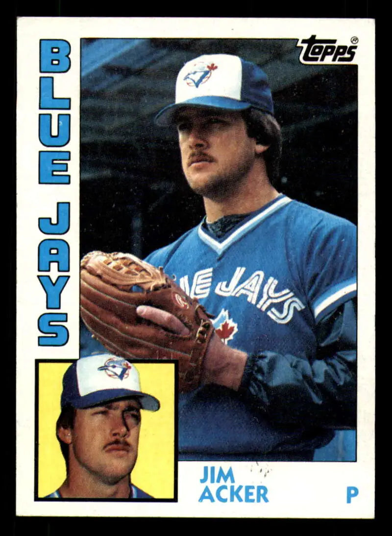 1984 Topps #359 Jim Acker EX Excellent RC Rookie Toronto Blue Jays Baseball Card - Baseball Card Single