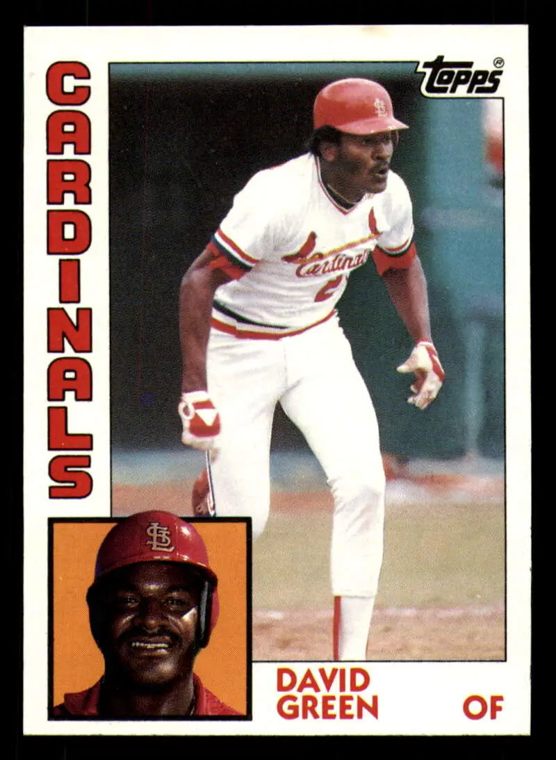 1984 Topps #362 David Green EX Excellent St. Louis Cardinals Baseball Card - Baseball Card Single