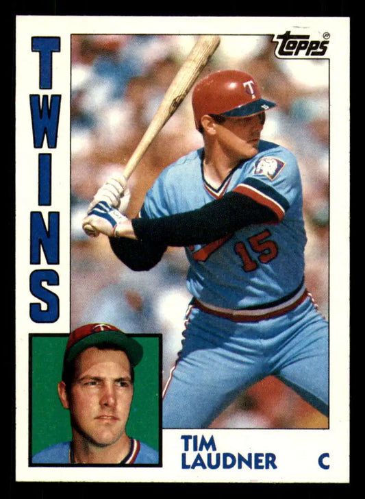 1984 Topps #363 Tim Laudner EX Excellent Minnesota Twins Baseball Card - Baseball Card Single