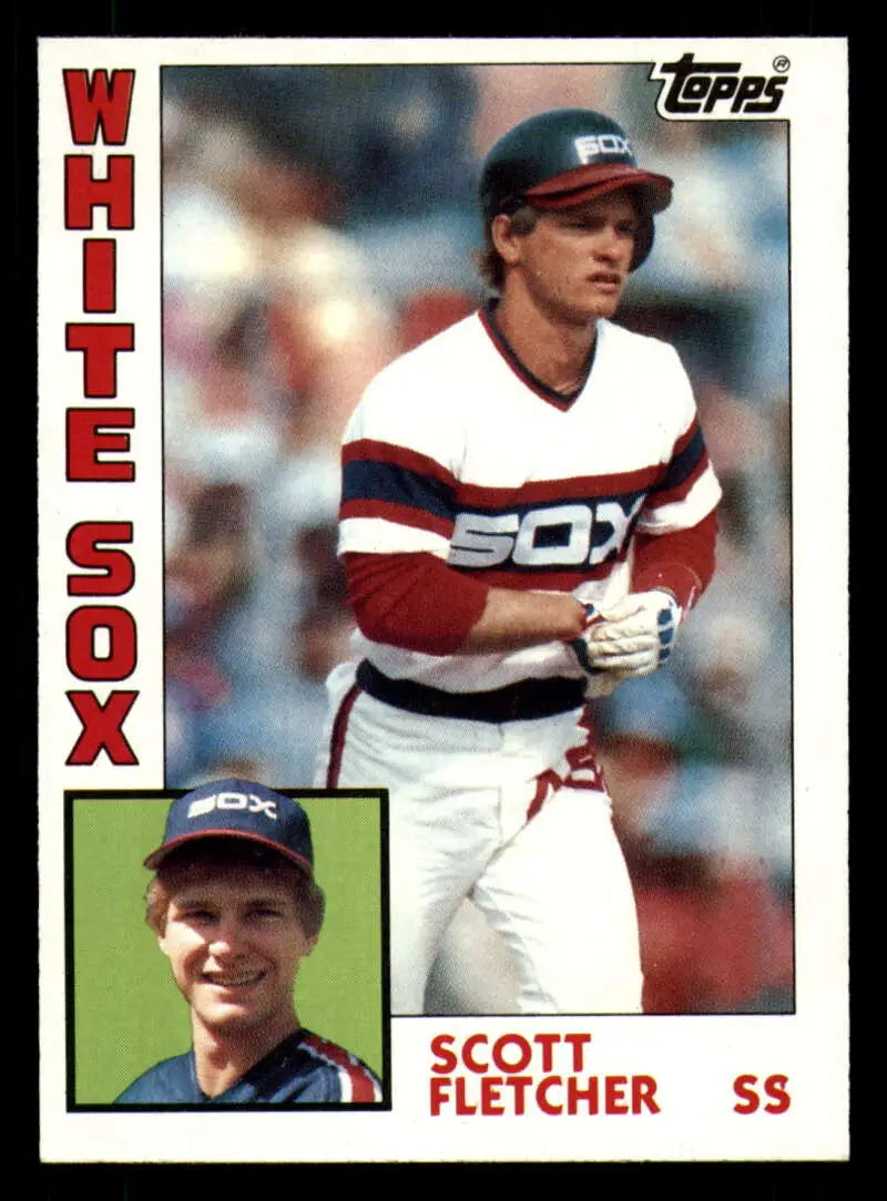 1984 Topps #364 Scott Fletcher EX Excellent Chicago White Sox Baseball Card - Baseball Card Single