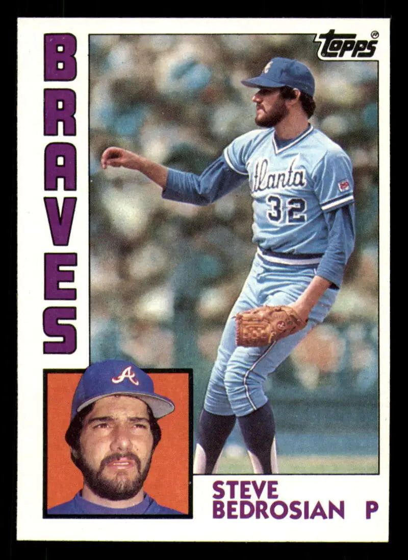 1984 Topps #365 Steve Bedrosian EX Excellent Atlanta Braves Baseball Card - Baseball Card Single