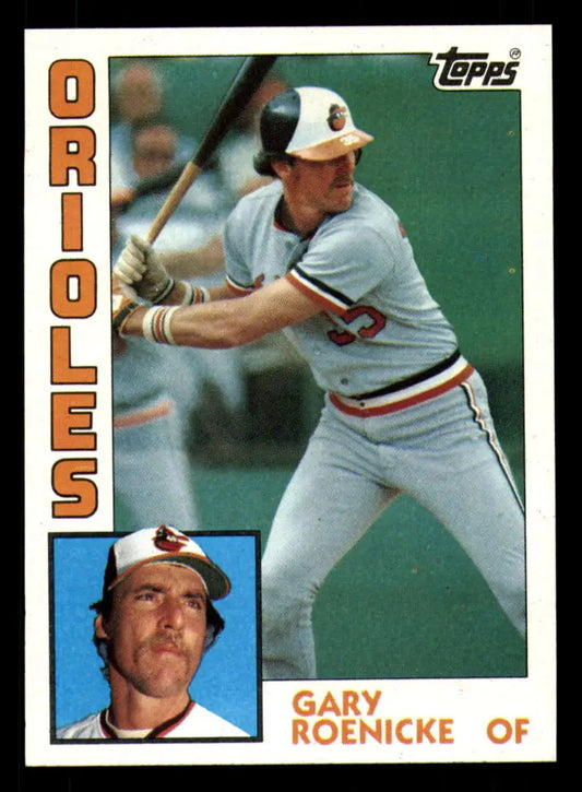 1984 Topps #372 Gary Roenicke EX Excellent Baltimore Orioles Baseball Card - Baseball Card Single