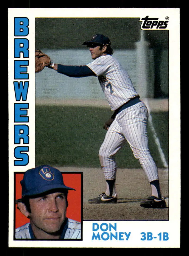 1984 Topps #374 Don Money EX Excellent Milwaukee Brewers Baseball Card - Baseball Card Single