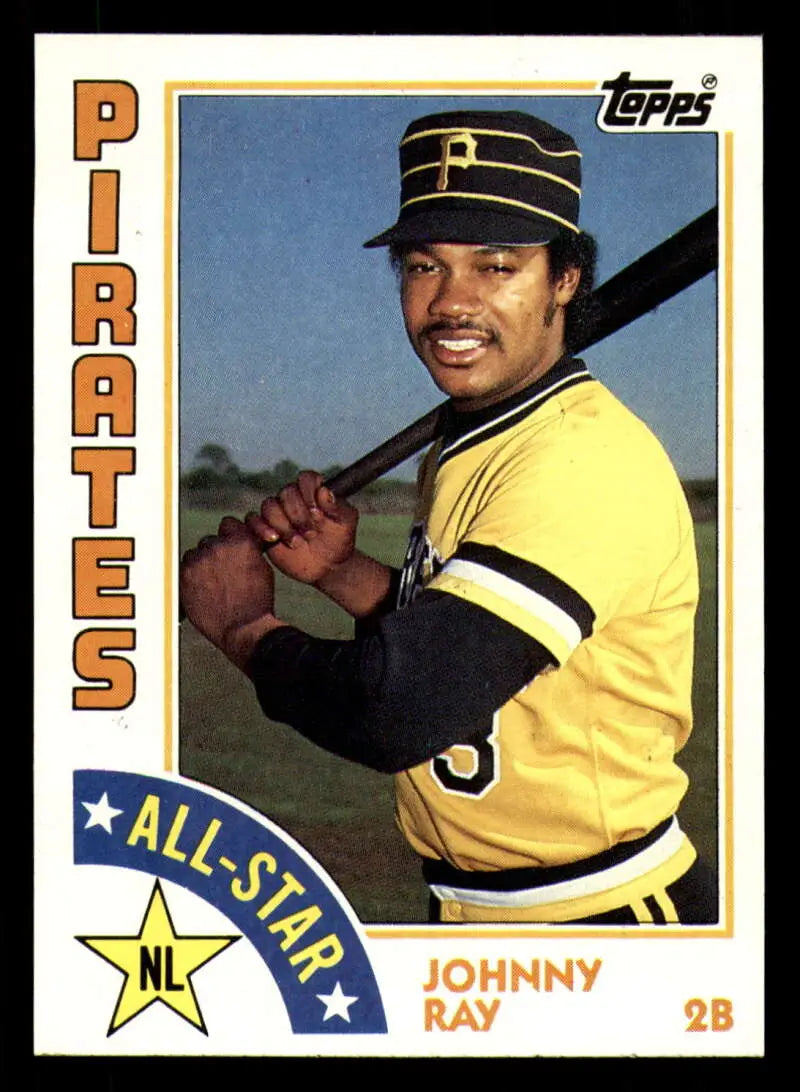 1984 Topps #387 Johnny Ray EX Excellent Pittsburgh Pirates Baseball Card - Baseball Card Single