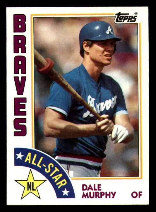 1984 Topps #391 Dale Murphy EX Excellent Atlanta Braves Baseball Card - Baseball Card Single