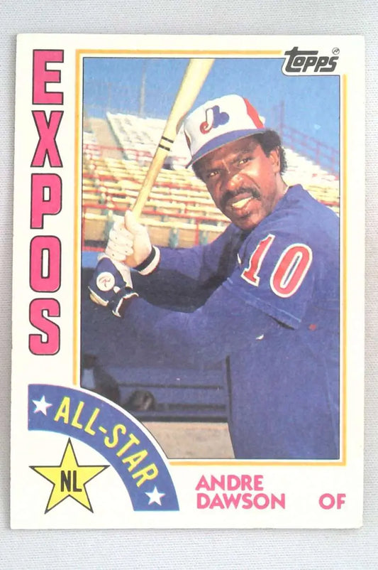 1984 Topps #392 Andre Dawson EX Excellent Montreal Expos Baseball Card - Baseball Card Single