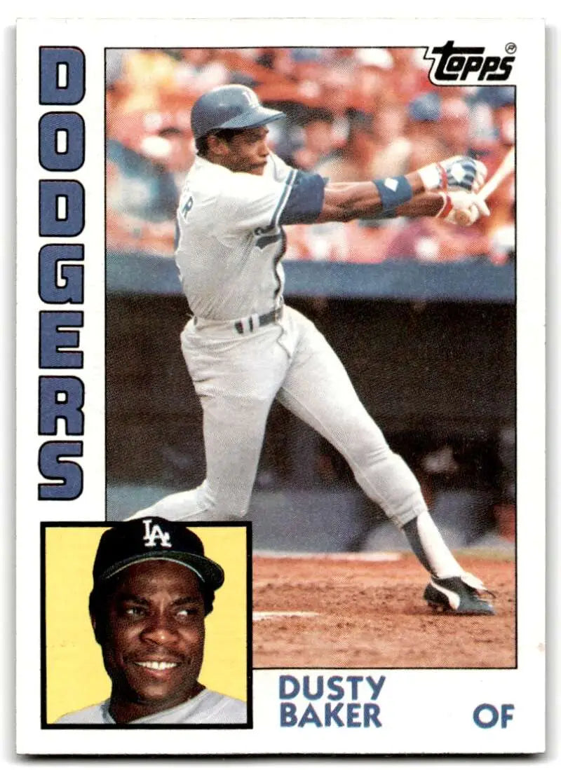 1984 Topps #40 Dusty Baker EX Excellent Los Angeles Dodgers Baseball Card - Baseball Card Single