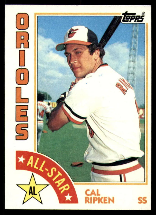 1984 Topps #400 Cal Ripken Jr. EX Excellent Baltimore Orioles Baseball Card - Baseball Card Single