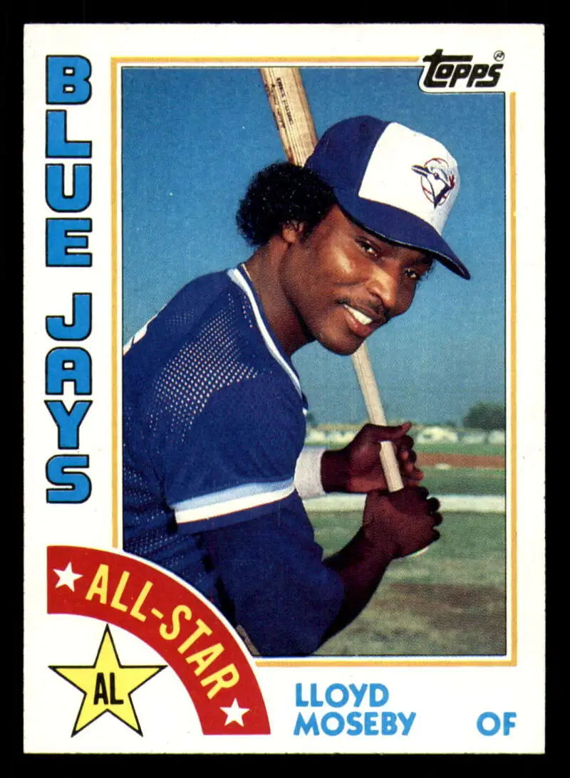 1984 Topps #403 Lloyd Moseby EX Excellent Toronto Blue Jays Baseball Card - Baseball Card Single