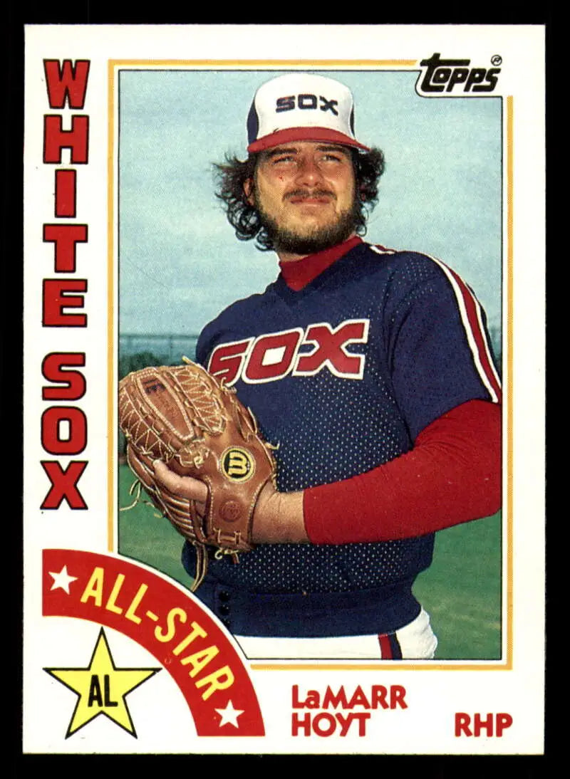 1984 Topps #405 LaMarr Hoyt EX Excellent Chicago White Sox Baseball Card - Baseball Card Single