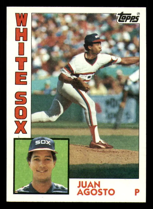 1984 Topps #409 Juan Agosto EX Excellent Chicago White Sox Baseball Card - Baseball Card Single