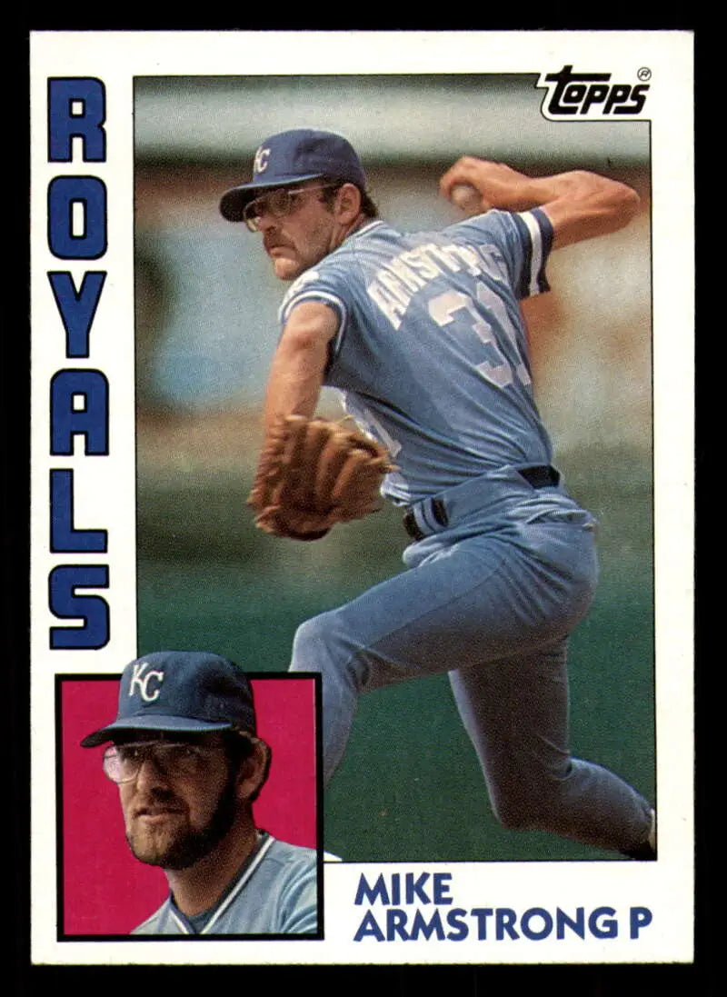 1984 Topps #417 Mike Armstrong EX Excellent Kansas City Royals Baseball Card