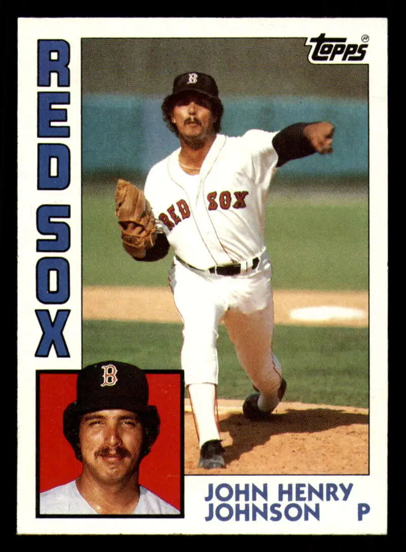 1984 Topps #419 John Henry Johnson EX Excellent Boston Red Sox Baseball Card - Baseball Card Single