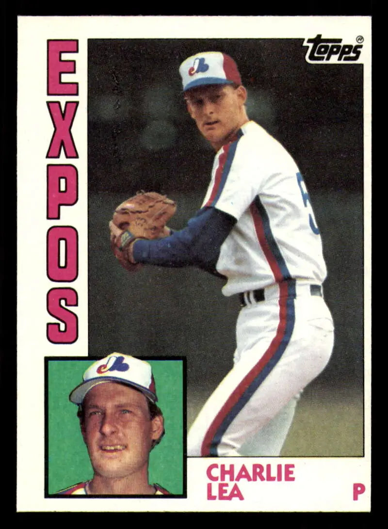 1984 Topps #421 Charlie Lea EX Excellent Montreal Expos Baseball Card - Baseball Card Single