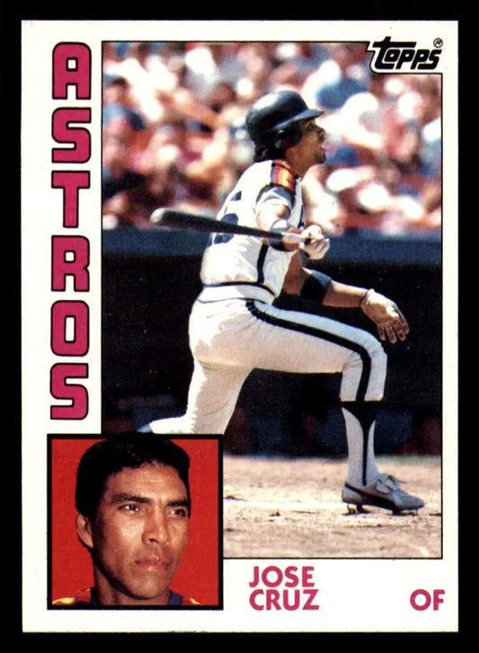 1984 Topps #422 Jose Cruz EX Excellent Houston Astros Baseball Card - Baseball Card Single