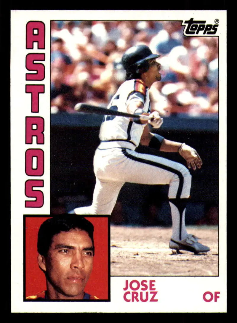 1984 Topps #422 Jose Cruz EX Excellent Houston Astros Baseball Card - Baseball Card Single