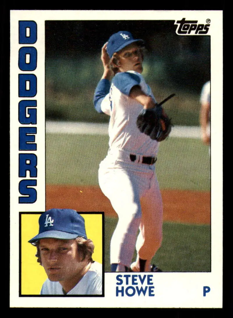 1984 Topps #425 Steve Howe EX Excellent Los Angeles Dodgers Baseball Card - Baseball Card Single