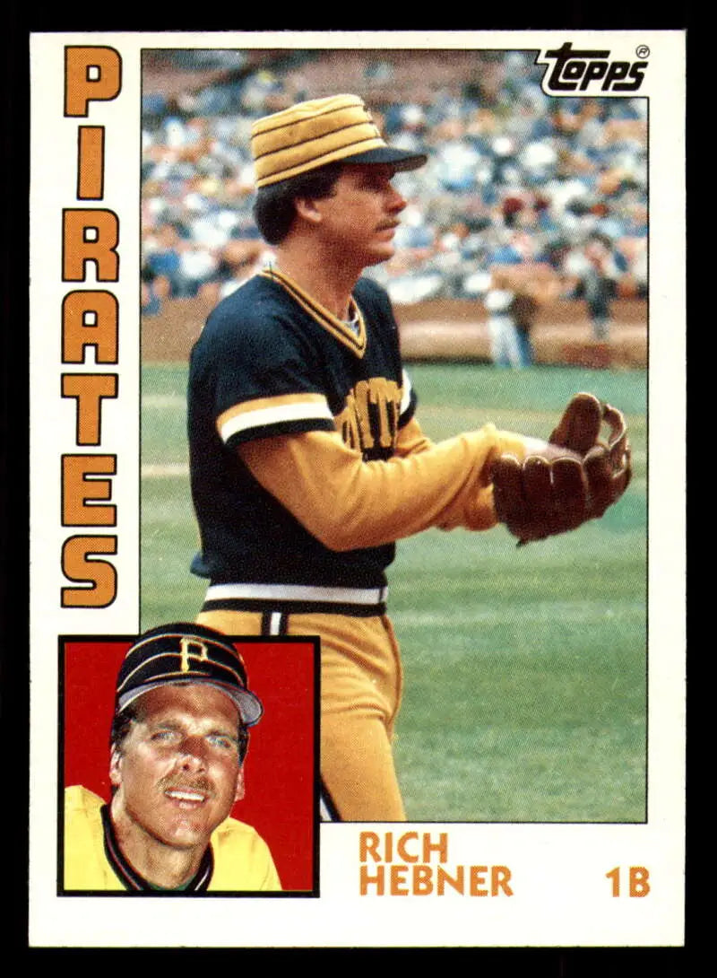 1984 Topps #433 Richie Hebner EX Excellent Pittsburgh Pirates Baseball Card - Baseball Card Single