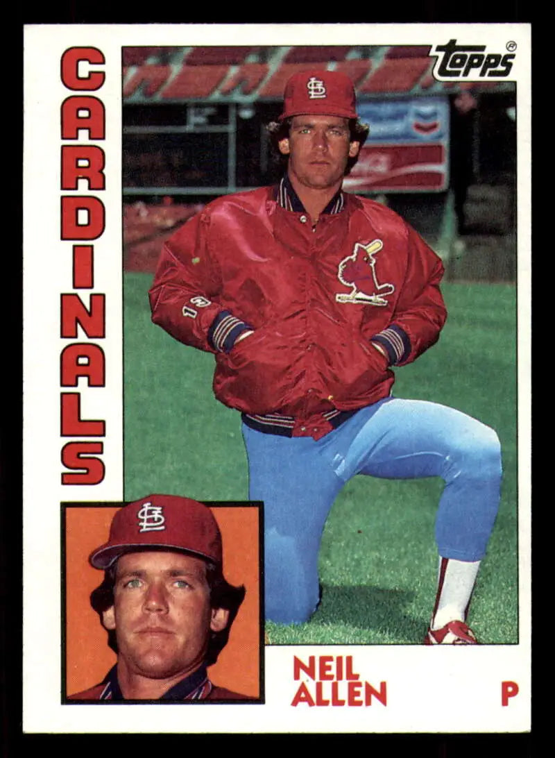 1984 Topps #435 Neil Allen EX Excellent St. Louis Cardinals Baseball Card - Baseball Card Single
