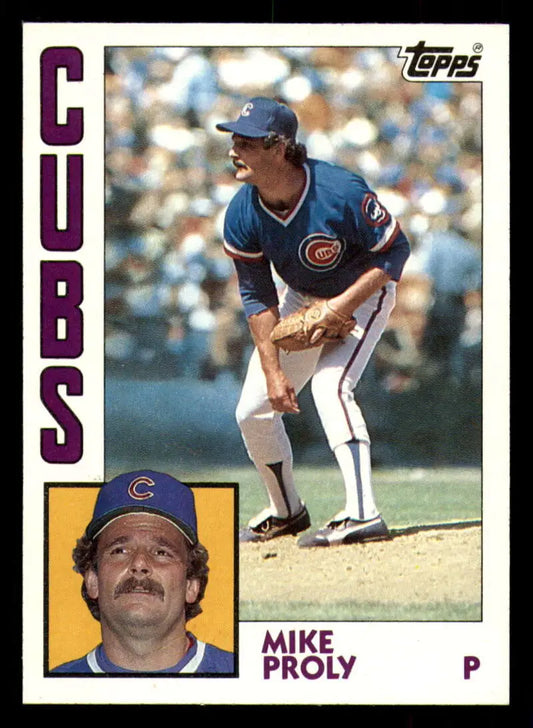 1984 Topps #437 Mike Proly EX Excellent Chicago Cubs Baseball Card - Baseball Card Single