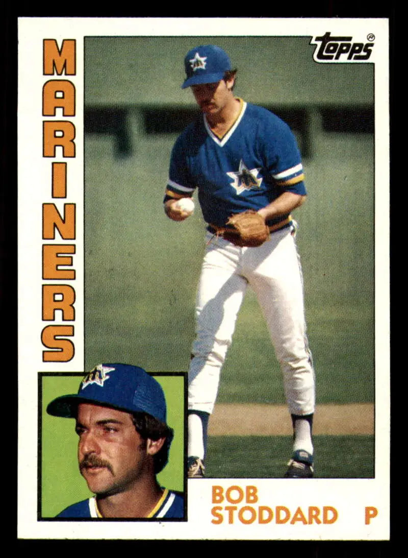 1984 Topps #439 Bob Stoddard EX Excellent Seattle Mariners Baseball Card - Baseball Card Single