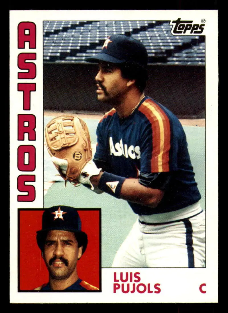 1984 Topps #446 Luis Pujols EX Excellent Houston Astros Baseball Card - Baseball Card Single
