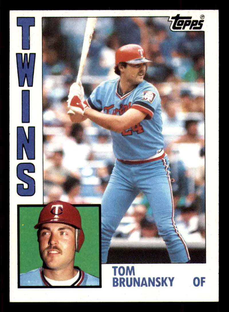 1984 Topps #447 Tom Brunansky EX Excellent Minnesota Twins Baseball Card - Baseball Card Single