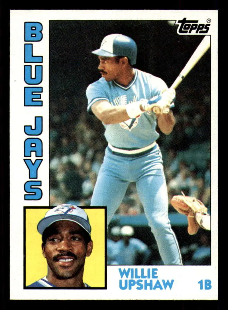 1984 Topps #453 Willie Upshaw EX Excellent Toronto Blue Jays Baseball Card - Baseball Card Single