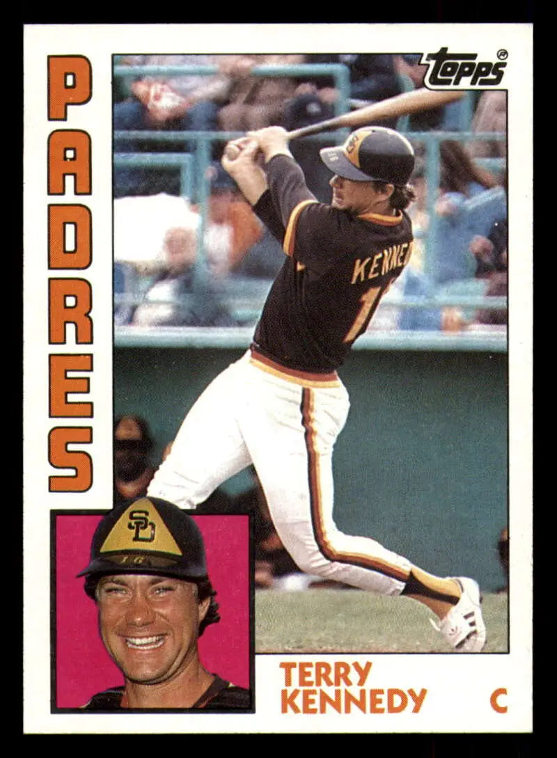 1984 Topps #455 Terry Kennedy EX Excellent San Diego Padres Baseball Card - Baseball Card Single
