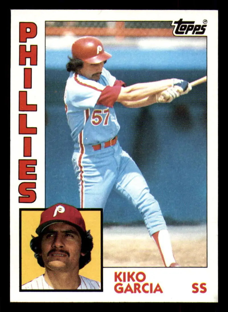 1984 Topps #458 Kiko Garcia EX Excellent Philadelphia Phillies Baseball Card - Baseball Card Single