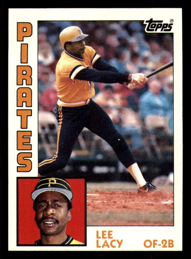 1984 Topps #462 Lee Lacy EX Excellent Pittsburgh Pirates Baseball Card - Baseball Card Single