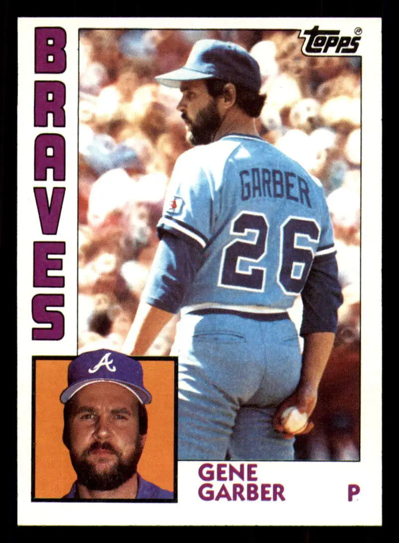1984 Topps #466 Gene Garber EX Excellent Atlanta Braves Baseball Card - Baseball Card Single