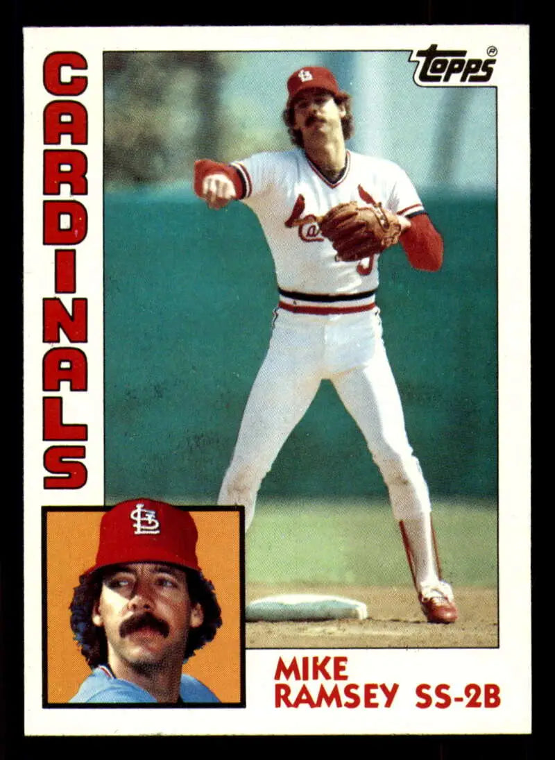 1984 Topps #467 Mike Ramsey EX Excellent St. Louis Cardinals Baseball Card - Baseball Card Single