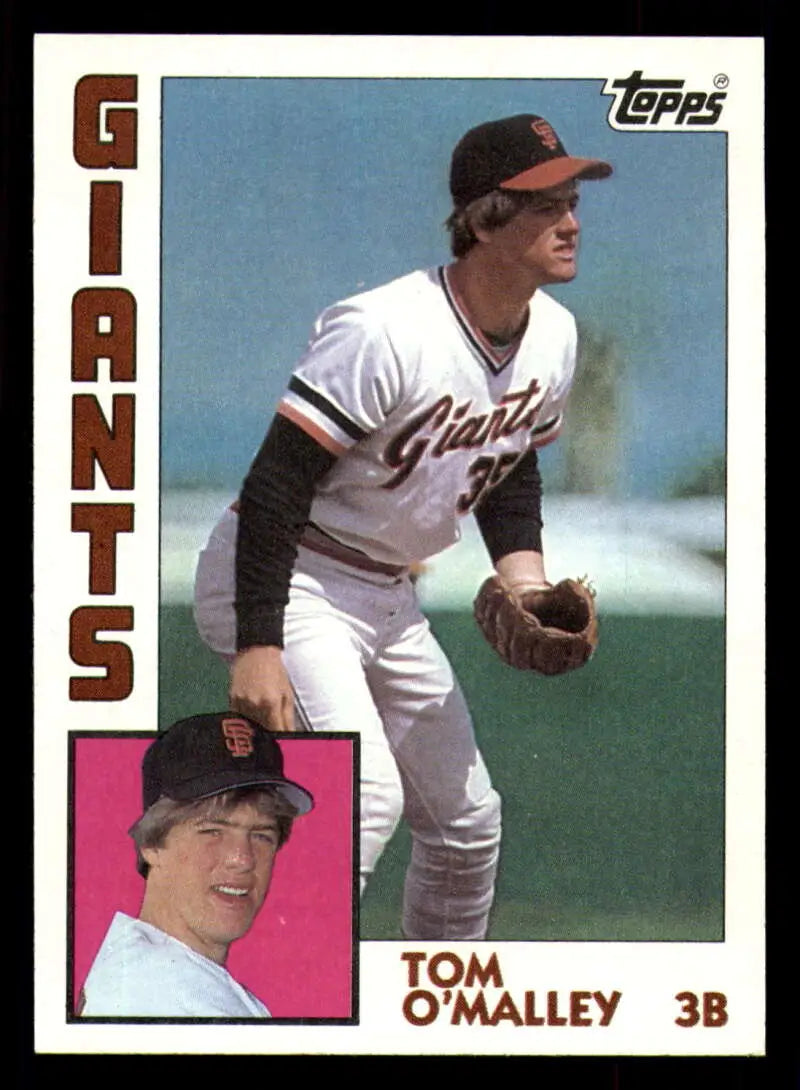 1984 Topps #469 Tom O’Malley EX Excellent San Francisco Giants Baseball Card - Baseball Card Single