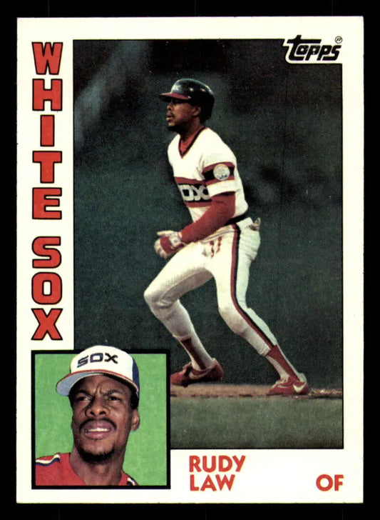 1984 Topps #47 Rudy Law EX Excellent Chicago White Sox Baseball Card - Baseball Card Single