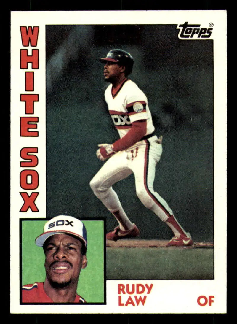 1984 Topps #47 Rudy Law EX Excellent Chicago White Sox Baseball Card - Baseball Card Single