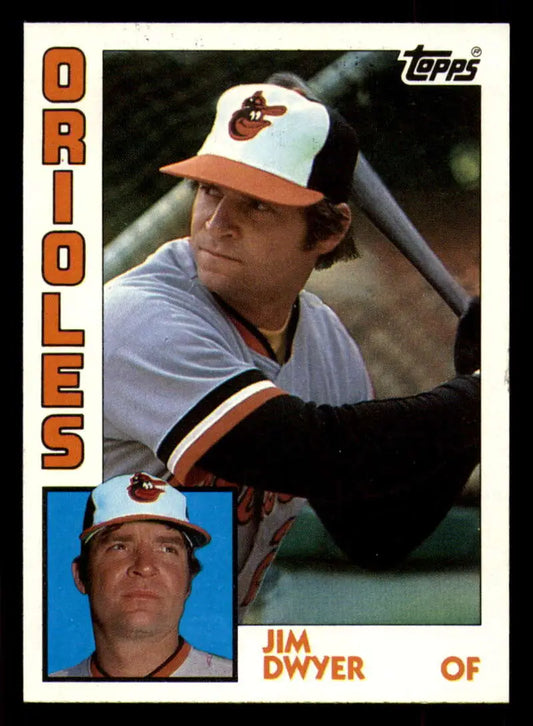 1984 Topps #473 Jim Dwyer EX Excellent Baltimore Orioles Baseball Card - Baseball Card Single