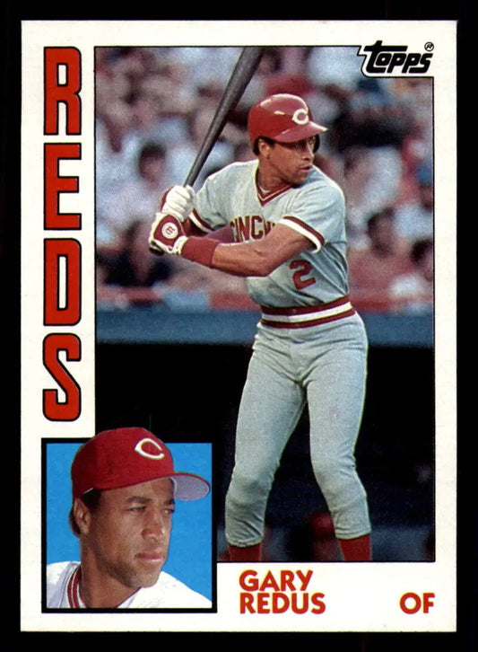 1984 Topps #475 Gary Redus EX Excellent RC Rookie Cincinnati Reds Baseball Card - Baseball Card Single