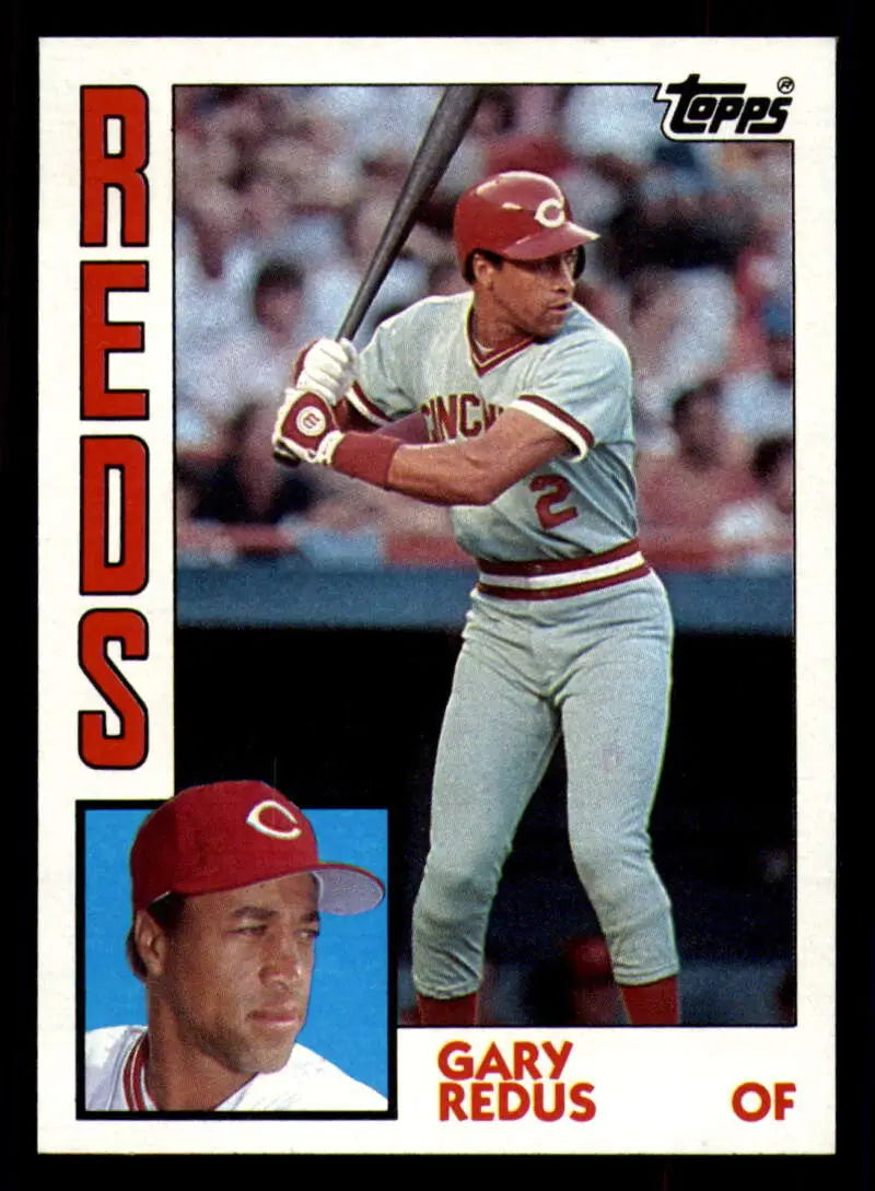 1984 Topps #475 Gary Redus EX Excellent RC Rookie Cincinnati Reds Baseball Card - Baseball Card Single