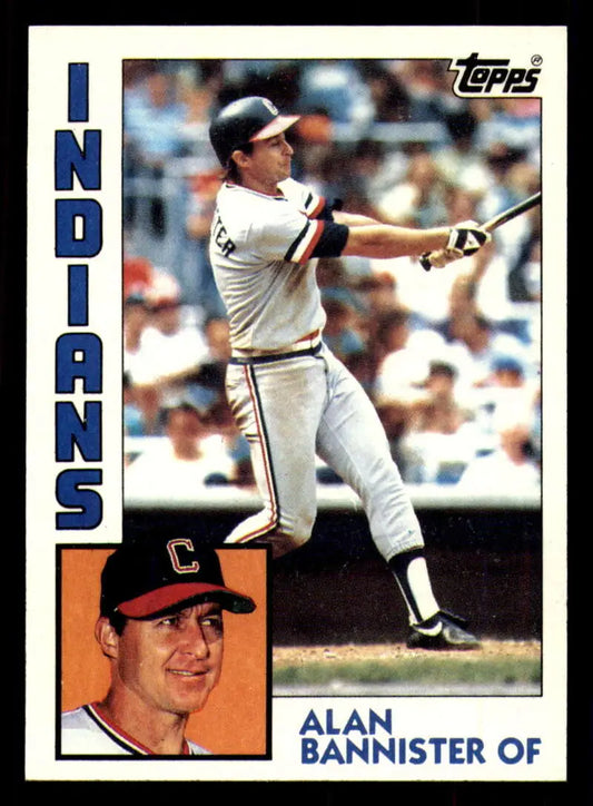1984 Topps #478 Alan Bannister EX Excellent Cleveland Indians Baseball Card - Baseball Card Single