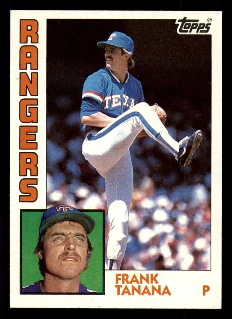 1984 Topps #479 Frank Tanana EX Excellent Texas Rangers Baseball Card - Baseball Card Single