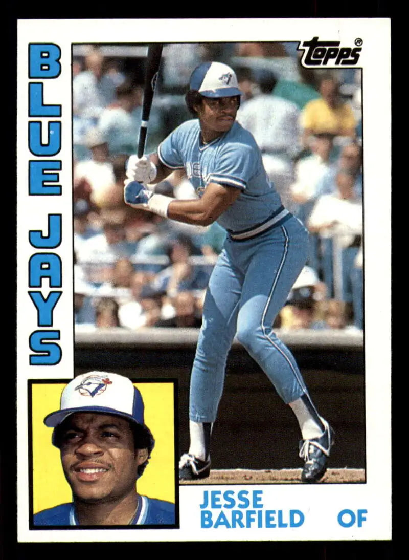 1984 Topps #488 Jesse Barfield EX Excellent Toronto Blue Jays Baseball Card - Baseball Card Single